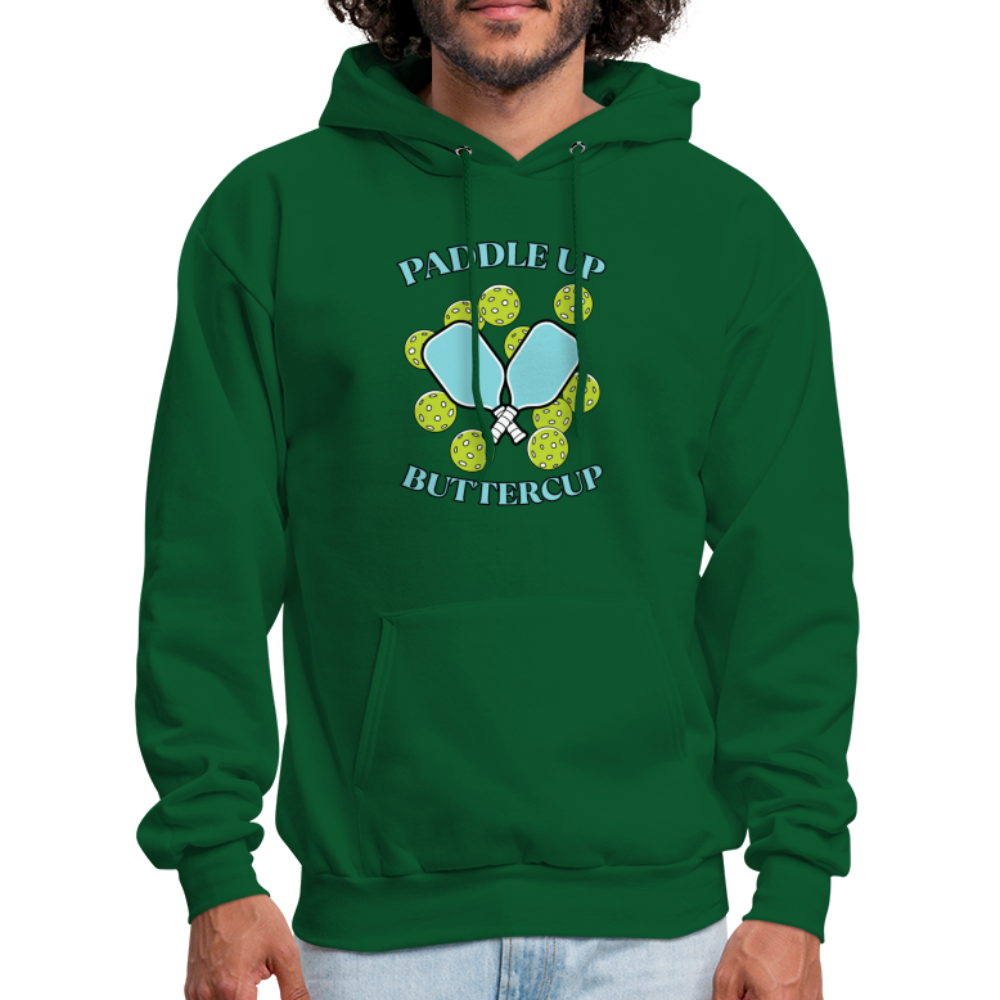 Paddle Up Buttercup Hoodie - forest green