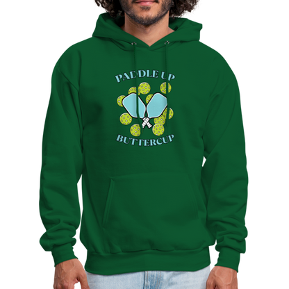 Paddle Up Buttercup Hoodie - forest green