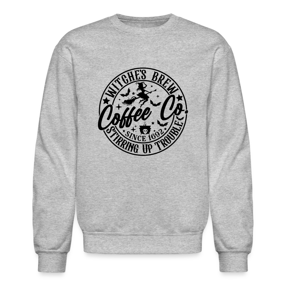 Witches Brew Coffee Co Sweatshirt (Halloween) - heather gray