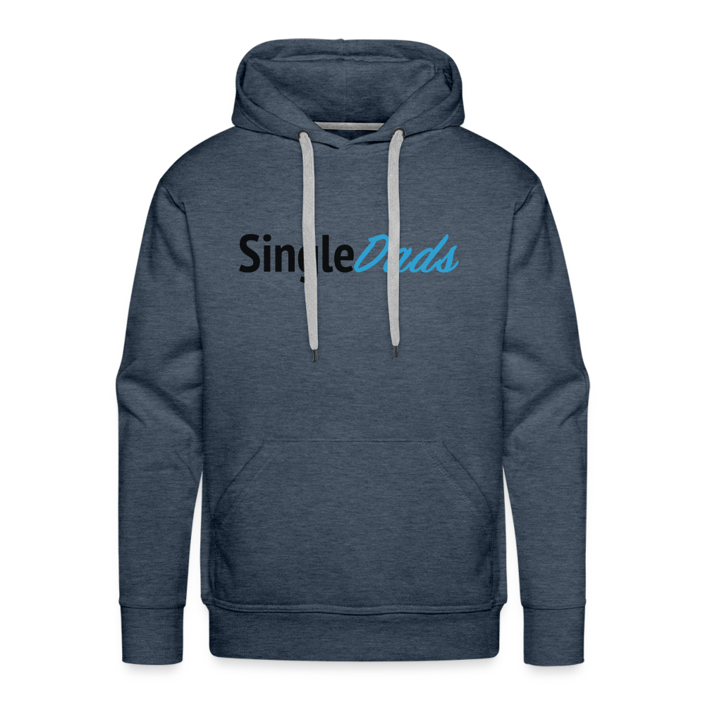 SingleDads Men’s Premium Hoodie - heather denim