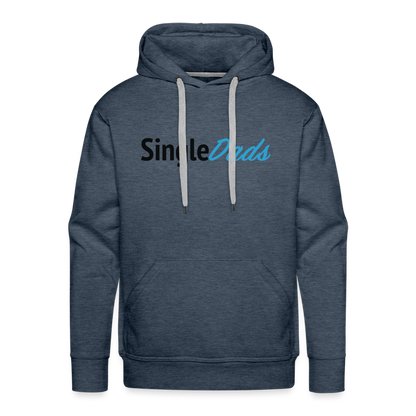 SingleDads Men’s Premium Hoodie - heather denim