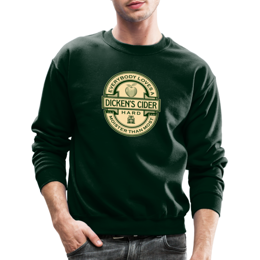 Dicken's Cider Men's Premium Long Sleeve Sweatshirt - forest green