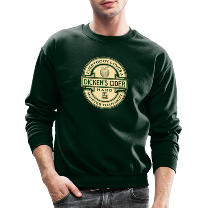 Dicken's Cider Men's Premium Long Sleeve Sweatshirt - forest green