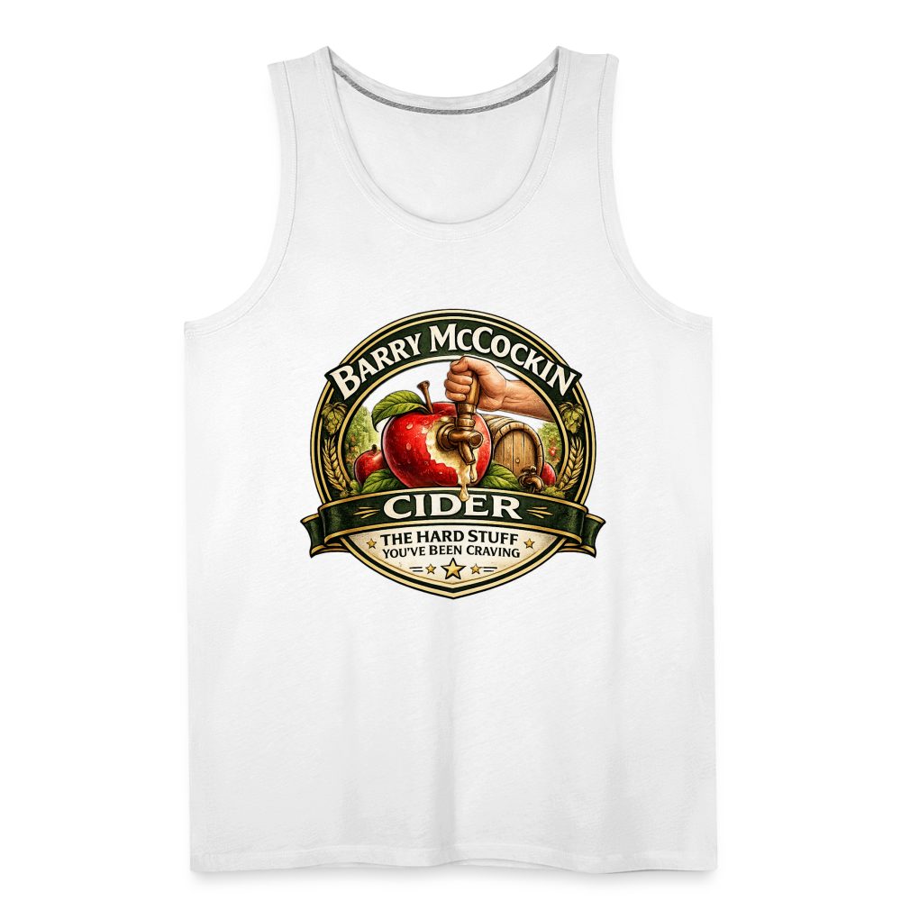Barry McCockin Cider Funny Tank Top Color: White