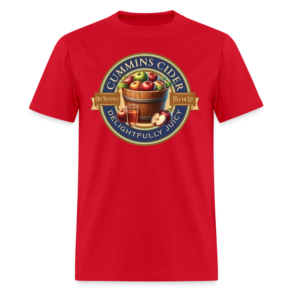 Cummins Cider (Funny Adult Humor) T-Shirt - red