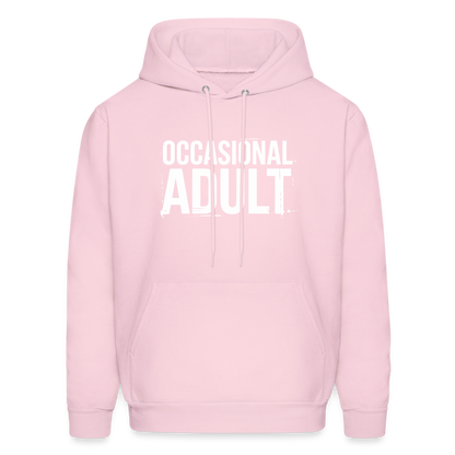 Occasional Adult Hoodie - pale pink