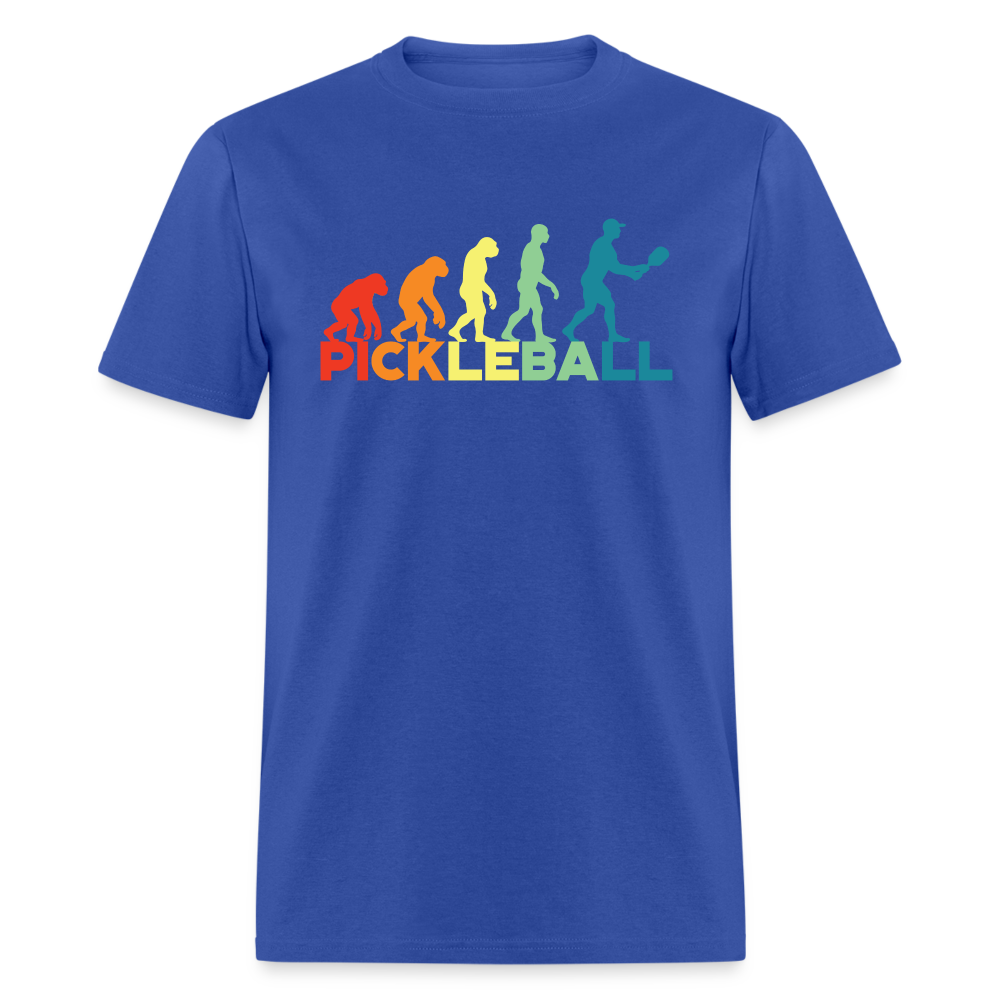 Pickleball Evolution T-Shirt - royal blue