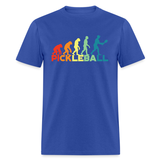 Pickleball Evolution T-Shirt - royal blue