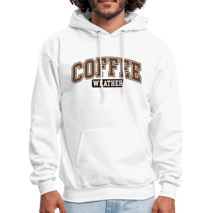 Coffee Weather Hoodie - white