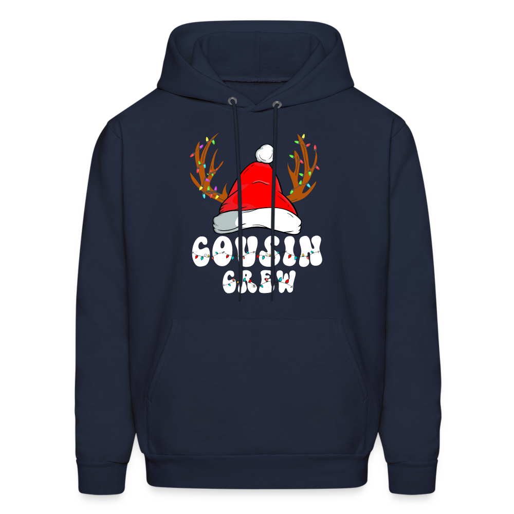 Cousin Crew Christmas Hoodie - navy