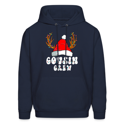 Cousin Crew Christmas Hoodie - navy