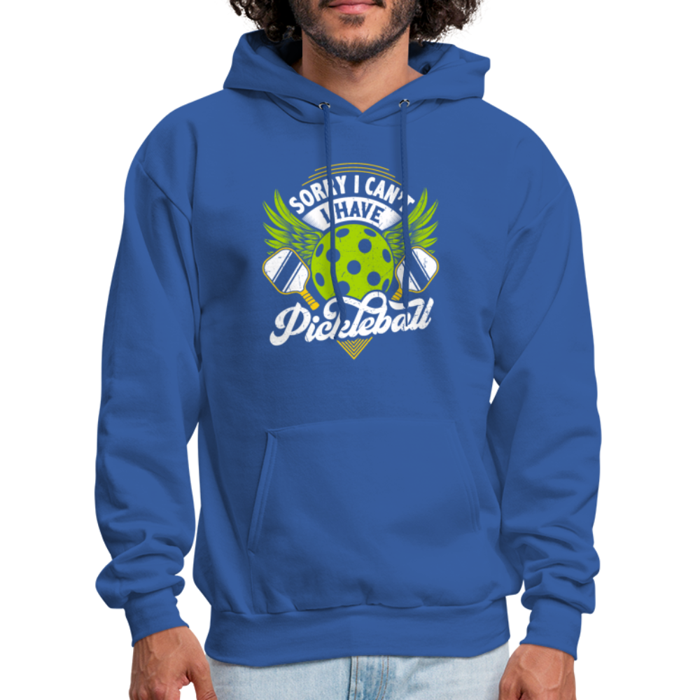 Sorry I can't I Have Pickleball Hoodie - royal blue