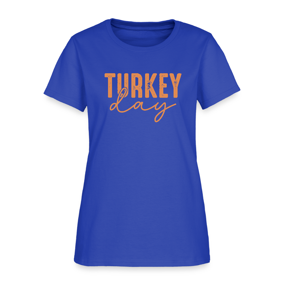 Turkey Day (Thanksgiving) Women's T-Shirt - royal blue