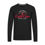 Hand Rolled Candy Canes Men's Premium Long Sleeve T-Shirt
