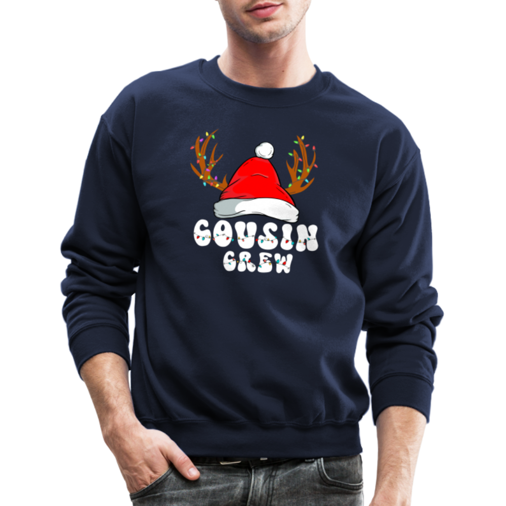 Cousin Crew Christmas Sweatshirt - navy