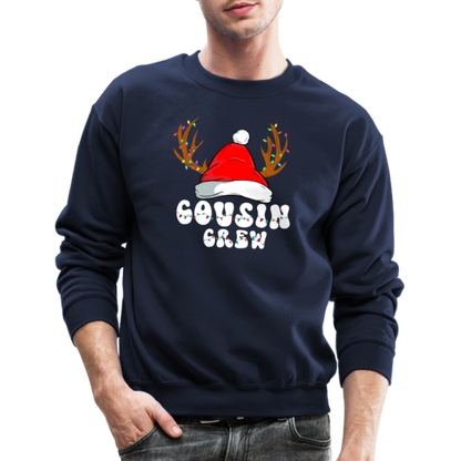 Cousin Crew Christmas Sweatshirt - navy