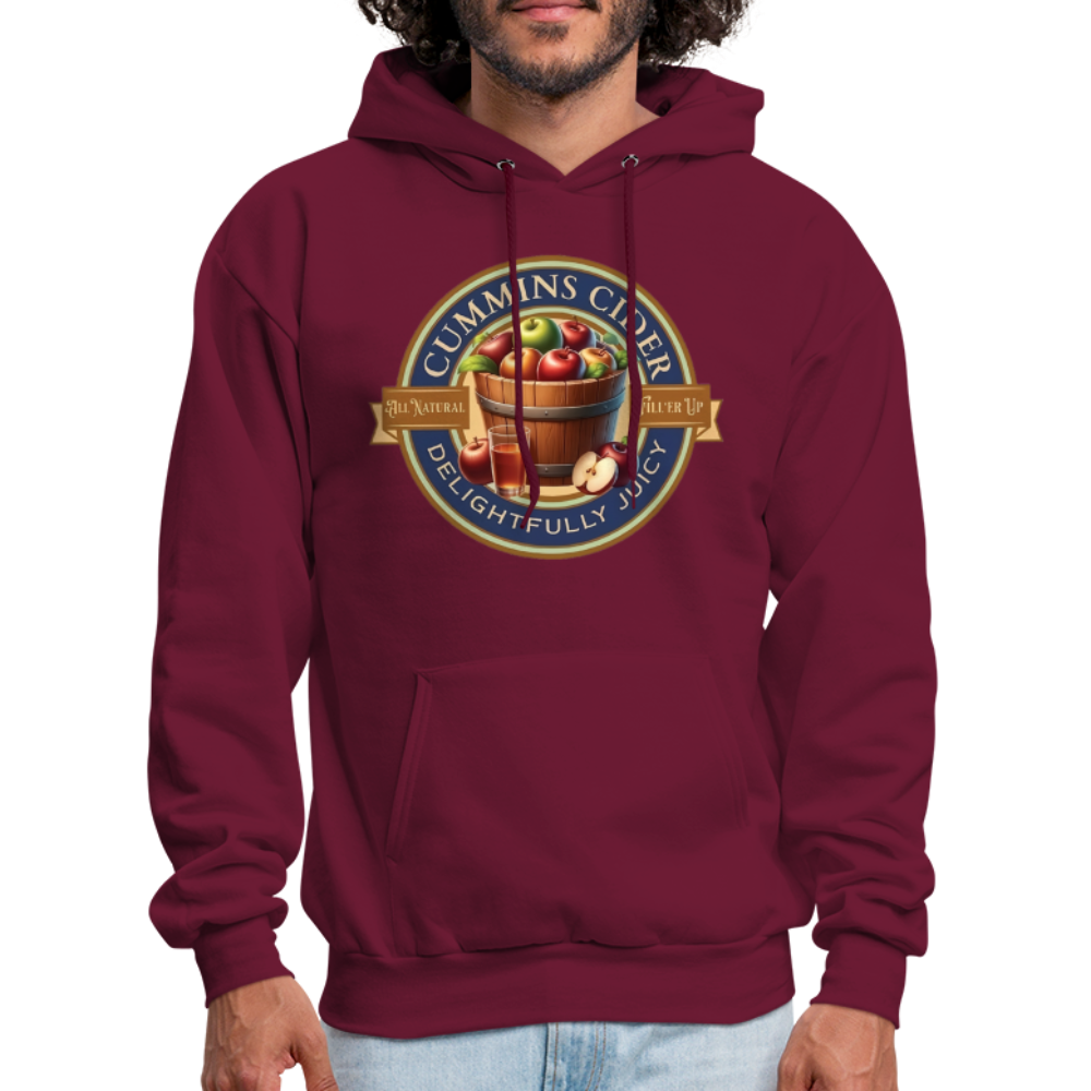 Cummins Cider (Funny Adult Humor) Hoodie - burgundy