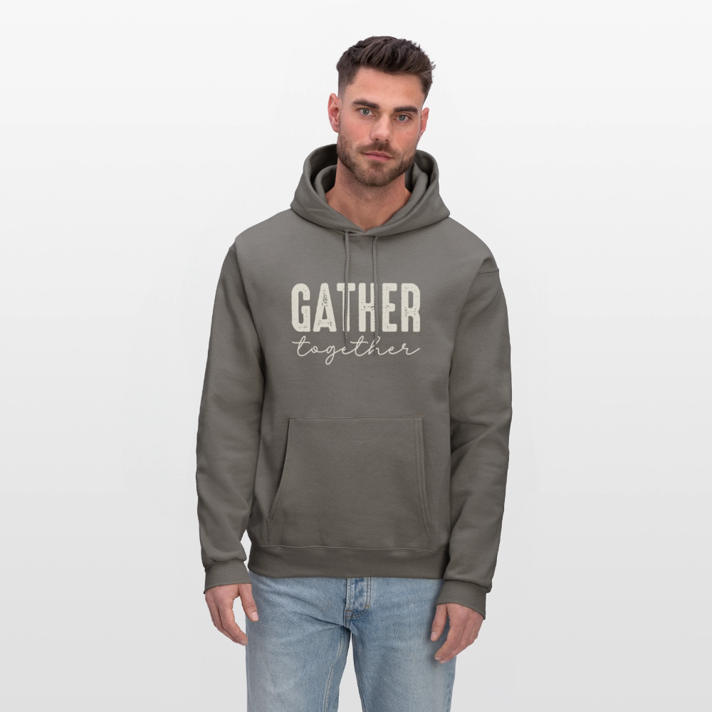 Gather Together (Thanksgiving) Hoodie - asphalt gray