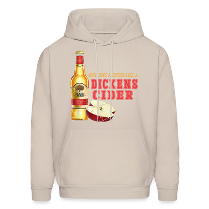 Nothing Satisfies Like A Dickens Cider Hoodie - Sand