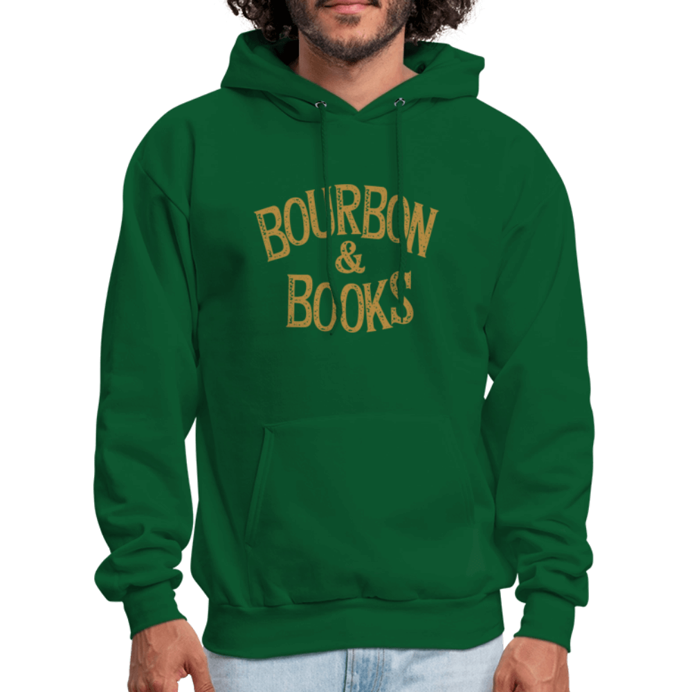 Bourbon & Books Hoodie - forest green