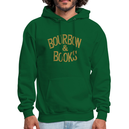 Bourbon & Books Hoodie - forest green