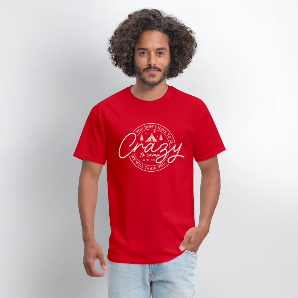 Crazy Camping T-Shirt - red