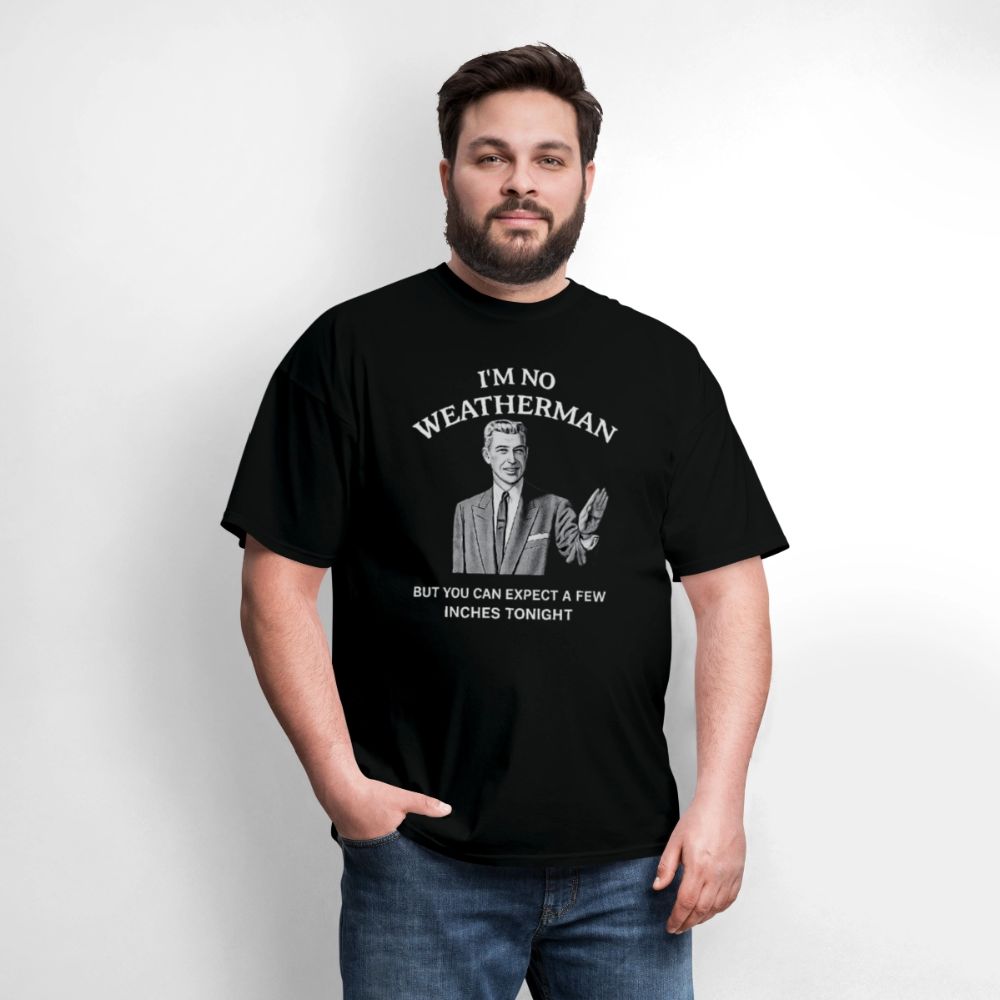 I'm No Weatherman T-Shirt – Funny Adult Humor Graphic Tee Color: dusk blue