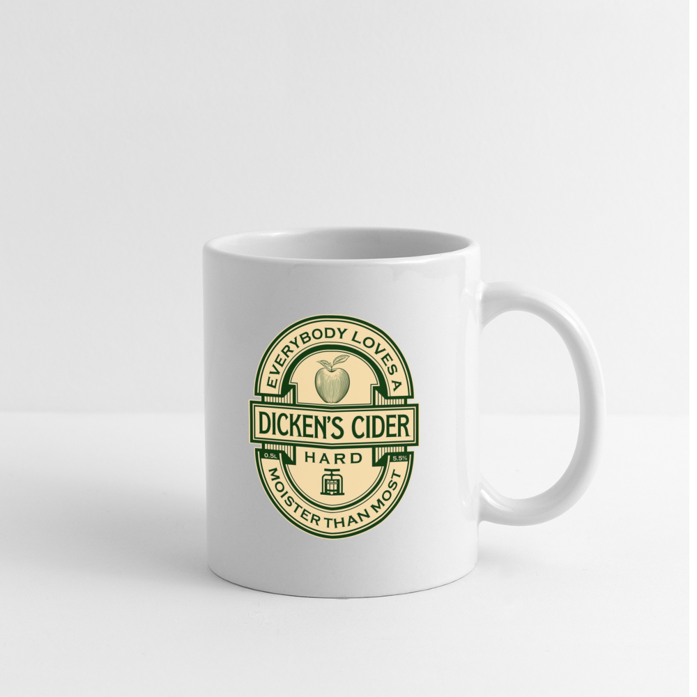 Dicken's Cider Coffee Mug - white