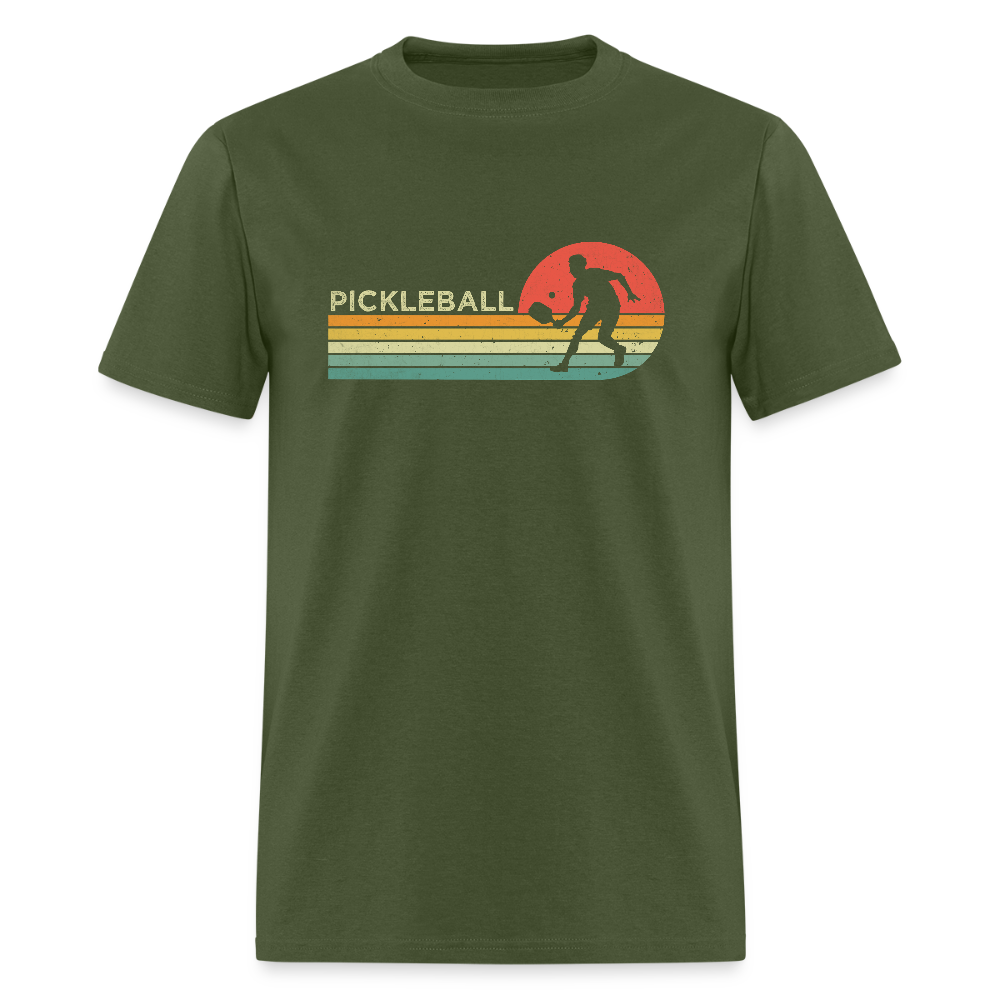 Retro Pickleball T-Shirt - military green