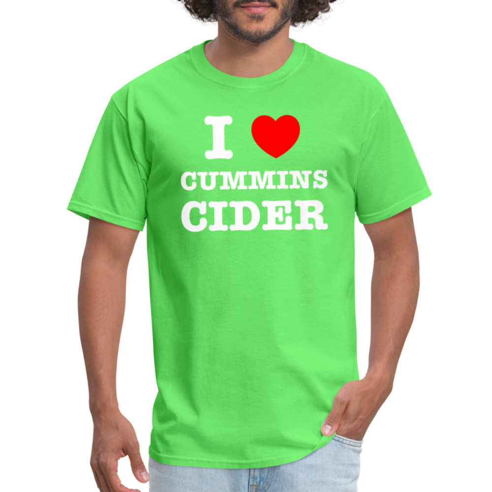 I Heart Cummins Cider T-Shirt - kiwi