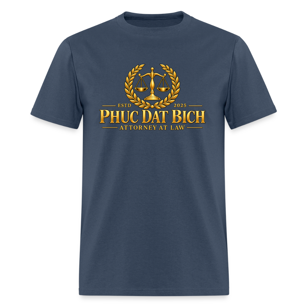 Phuc Dat Bich Attorney At Law T-Shirt -  blue dusk