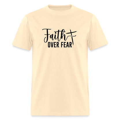 Faith Over Fear T-Shirt - natural