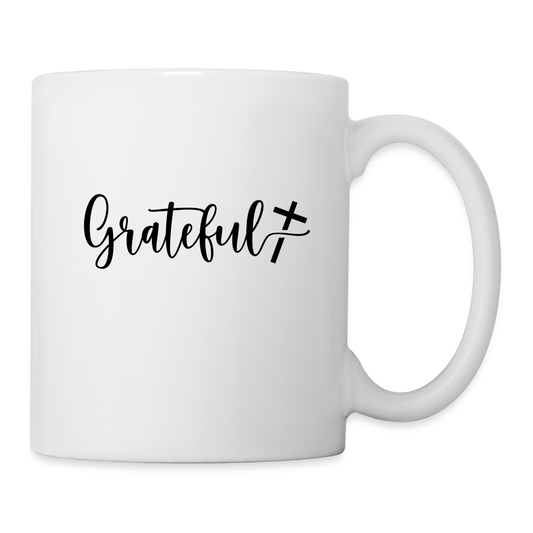 Grateful Coffee Mug - white