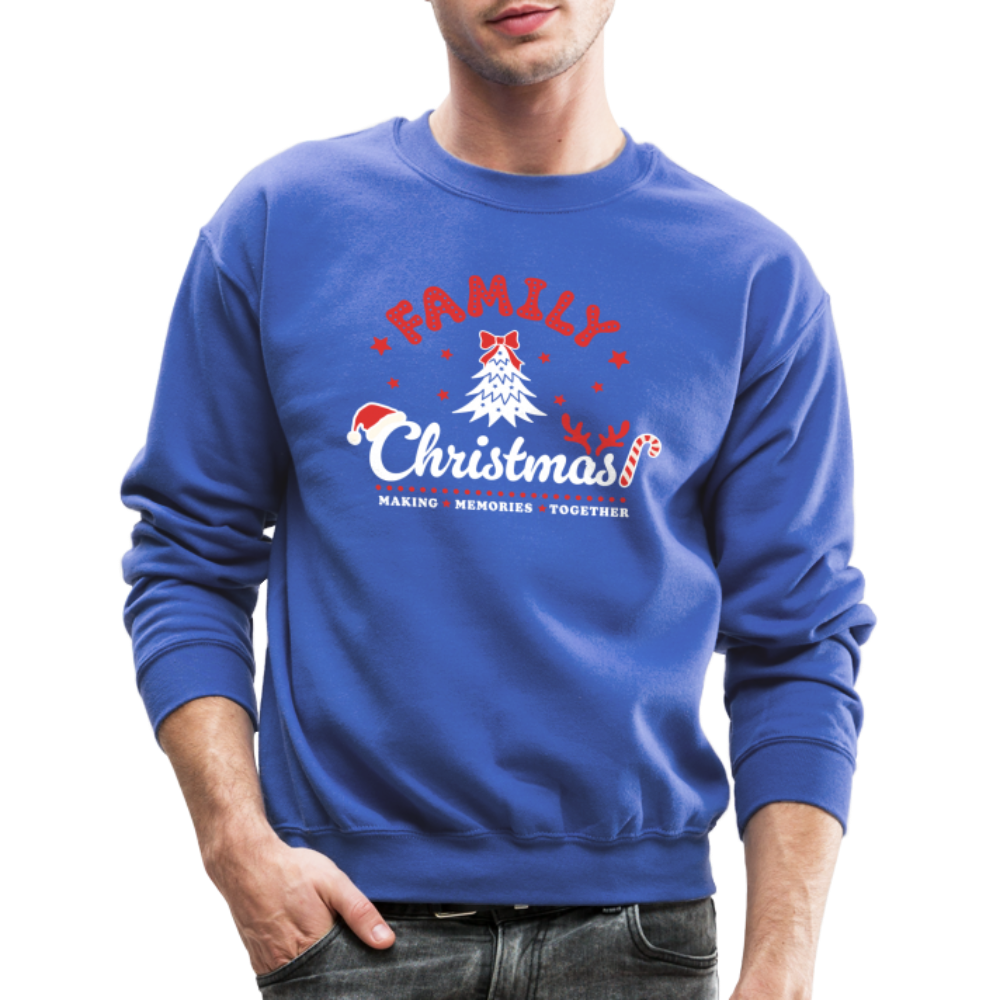 Family Christmas Making Memories Together Sweatshirt - royal blue