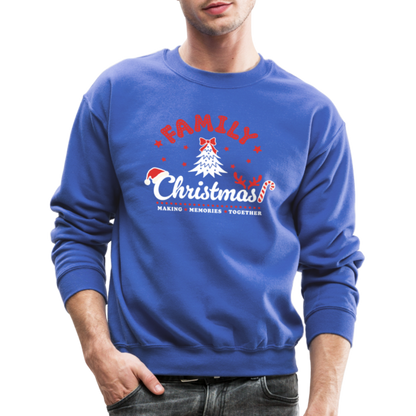 Family Christmas Making Memories Together Sweatshirt - royal blue