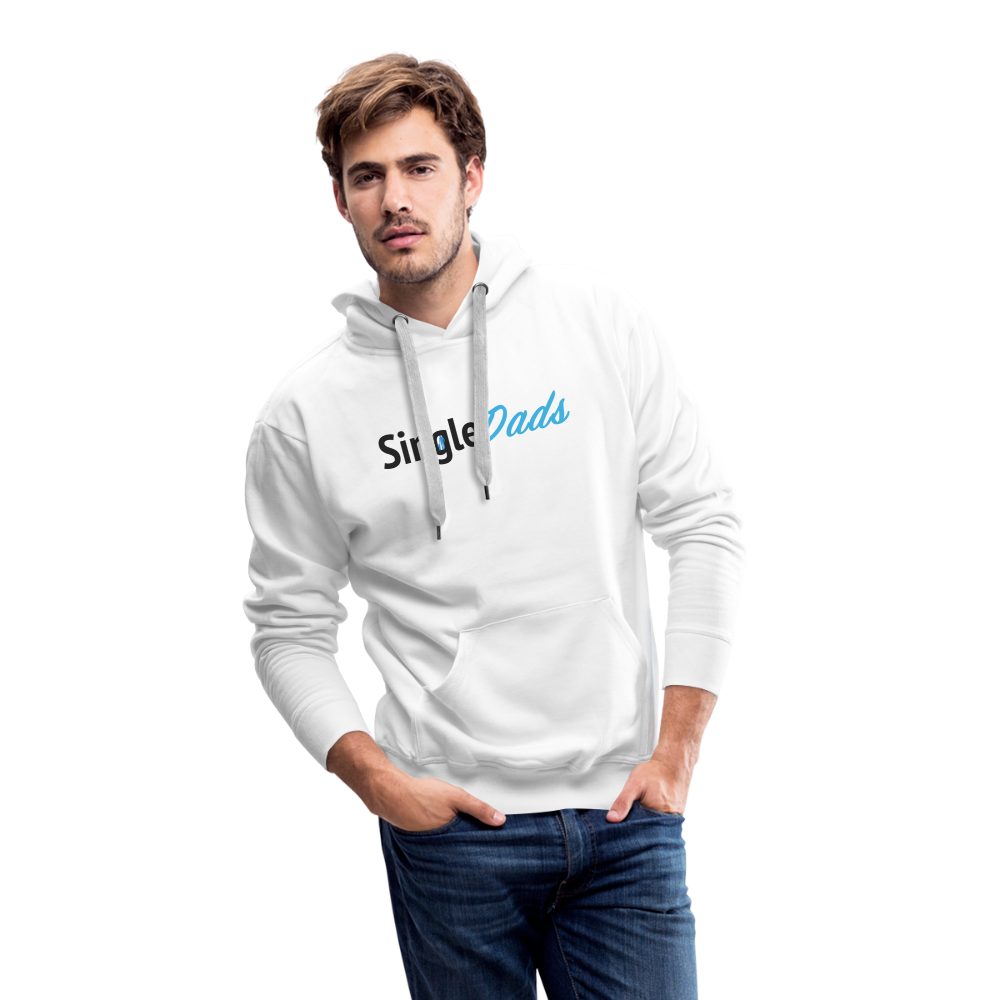 SingleDads Men’s Premium Hoodie - white