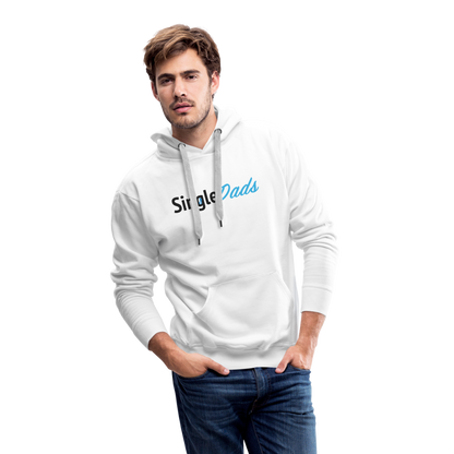 SingleDads Men’s Premium Hoodie - white