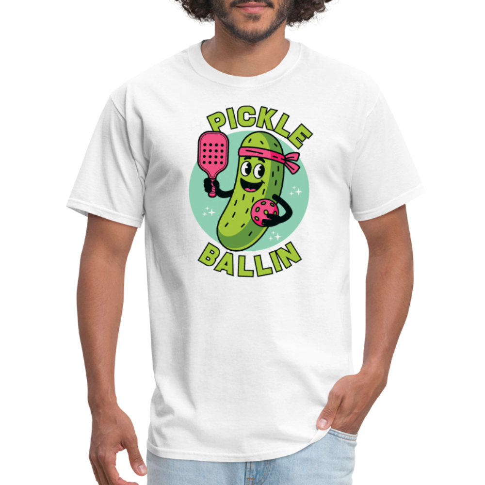 Pickle Ballin T-Shirt - white