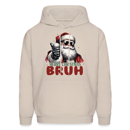 Merry Christmas Bruh Hoodie - Sand