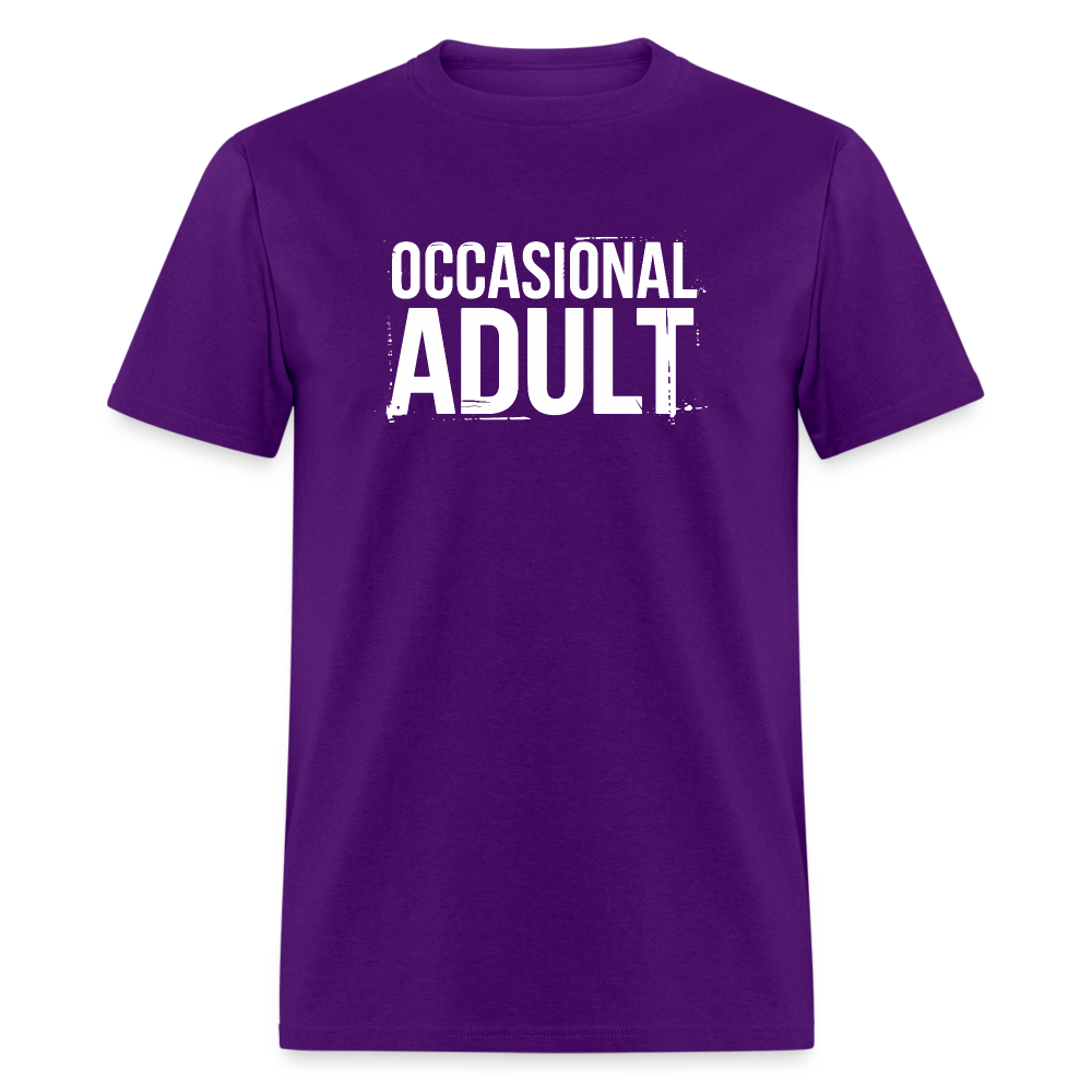 Occasional Adult T-Shirt - purple