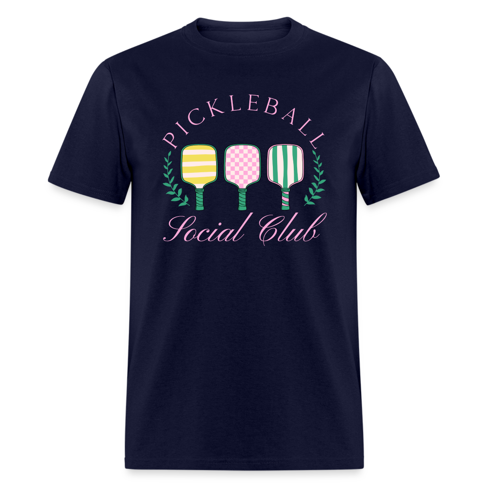 Pickleball Social Club T-Shirt - navy