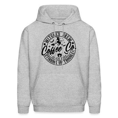 Witches Brew Coffee Co (Halloween) Hoodie - heather gray