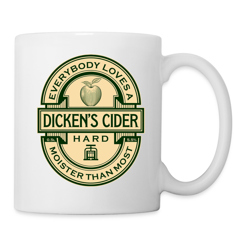 Dicken's Cider Coffee Mug - white