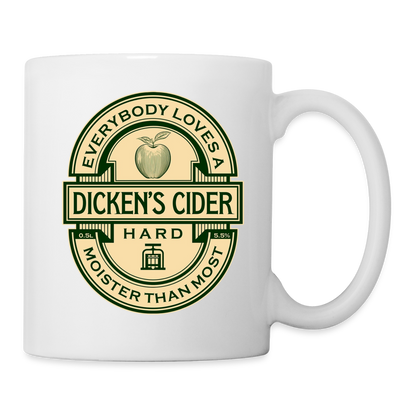 Dicken's Cider Coffee Mug - white