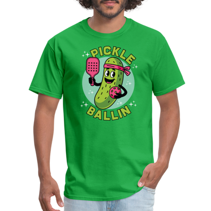 Pickle Ballin T-Shirt - bright green