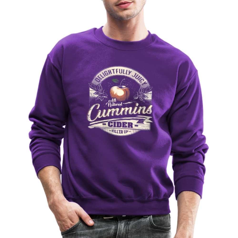 Vintage Cummins Cider (Funny Adult Humor) Sweatshirt - purple