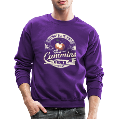 Vintage Cummins Cider (Funny Adult Humor) Sweatshirt - purple