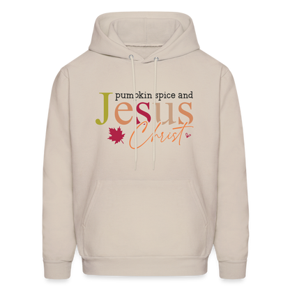 Pumpkin Spice and Jesus Christ Hoodie - Sand