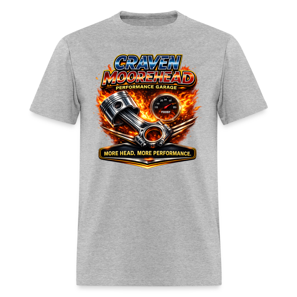 Craven Moorehead Performance Garage T-Shirt Color: heather gray