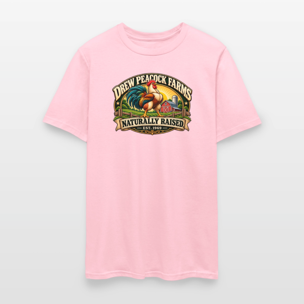 Drew Peacock Farms T-Shirt - pink